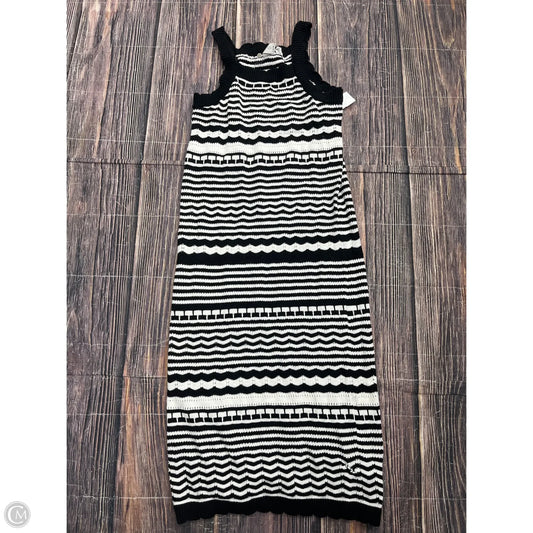 Dress Casual Midi By Joie In Black & White, Size: M