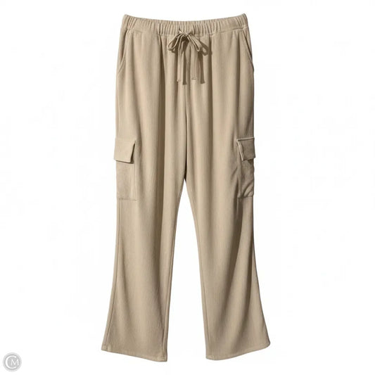 Pants Lounge By Gilli In Cream, Size: 3x