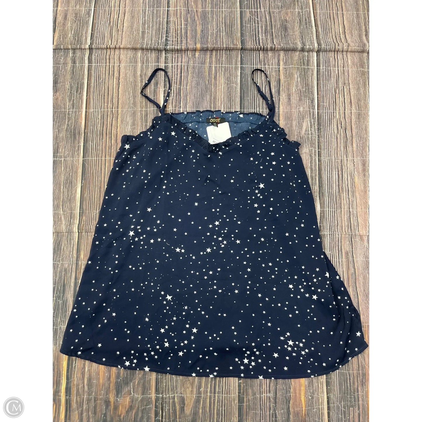 Tank Top By Oddi In Blue, Size: 1x