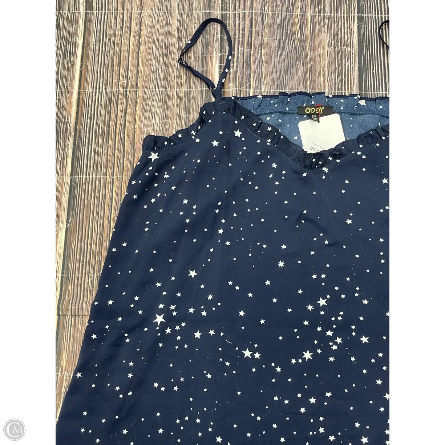 Tank Top By Oddi In Blue, Size: 1x