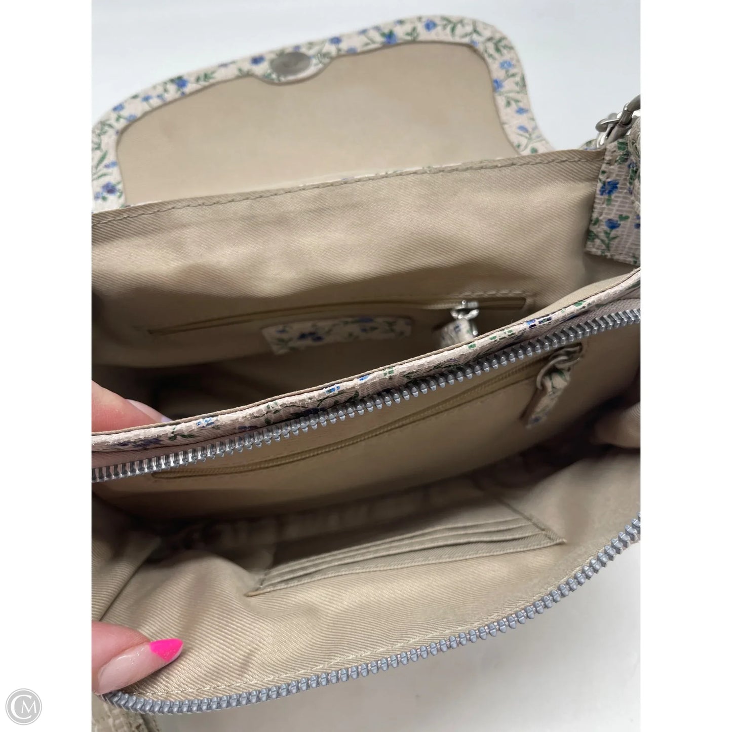 Crossbody Leather By Clothes Mentor, Size: Small