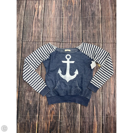 Top Long Sleeve By Ocean Drive In Blue, Size: M