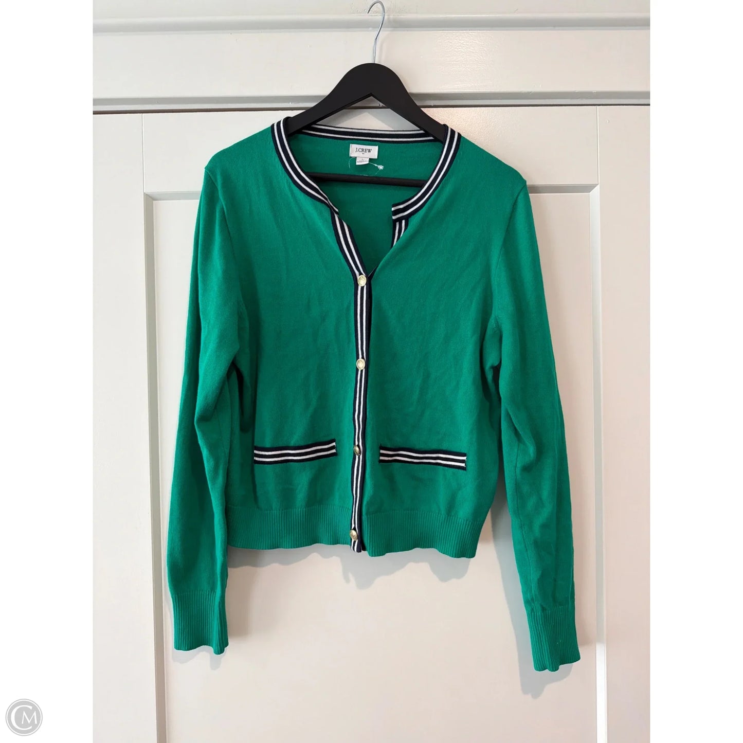Cardigan By J. Crew In Green, Size: L
