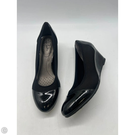 Shoes Heels Wedge By Life Stride In Black, Size: 8.5