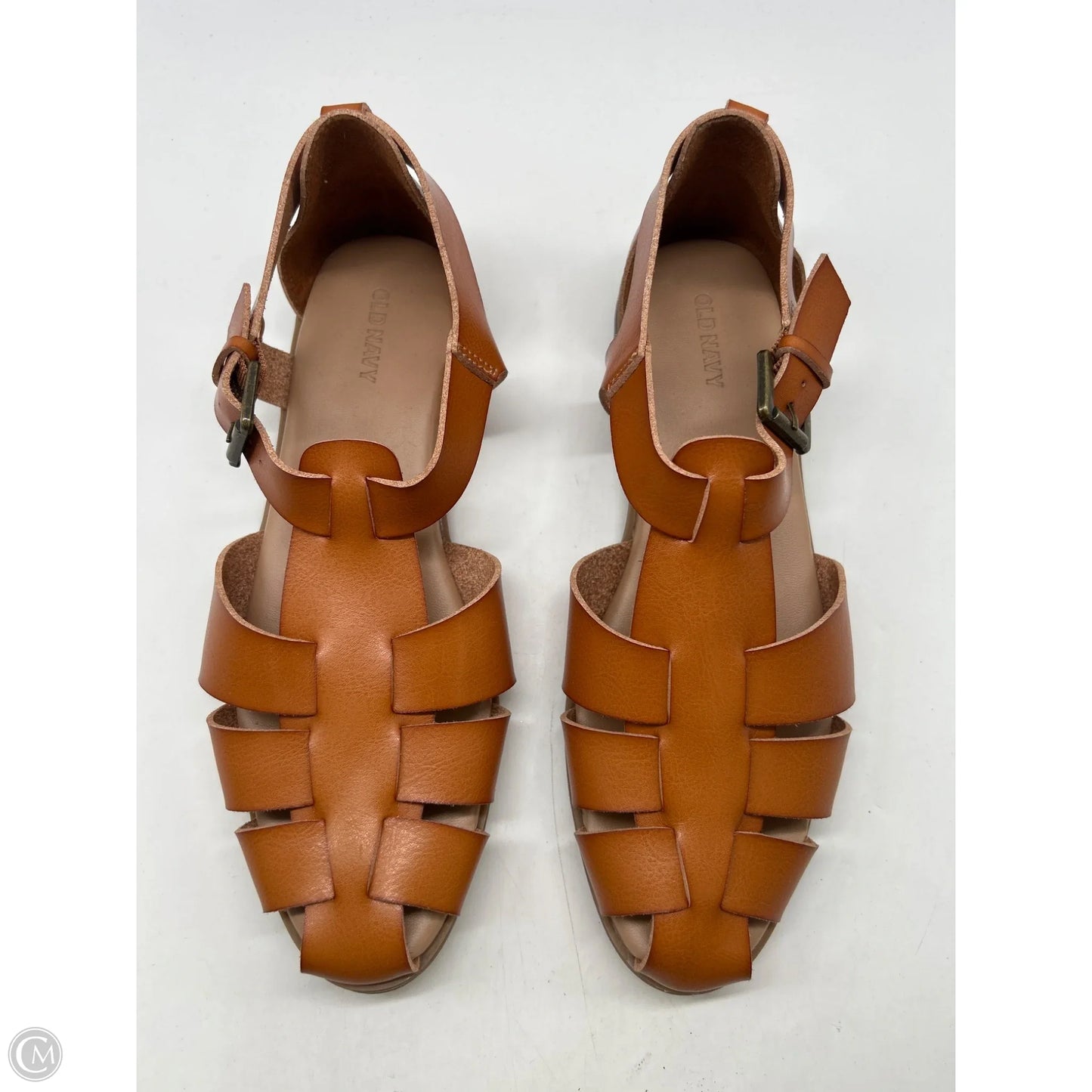 Sandals Flats By Old Navy In Brown, Size: 8.5