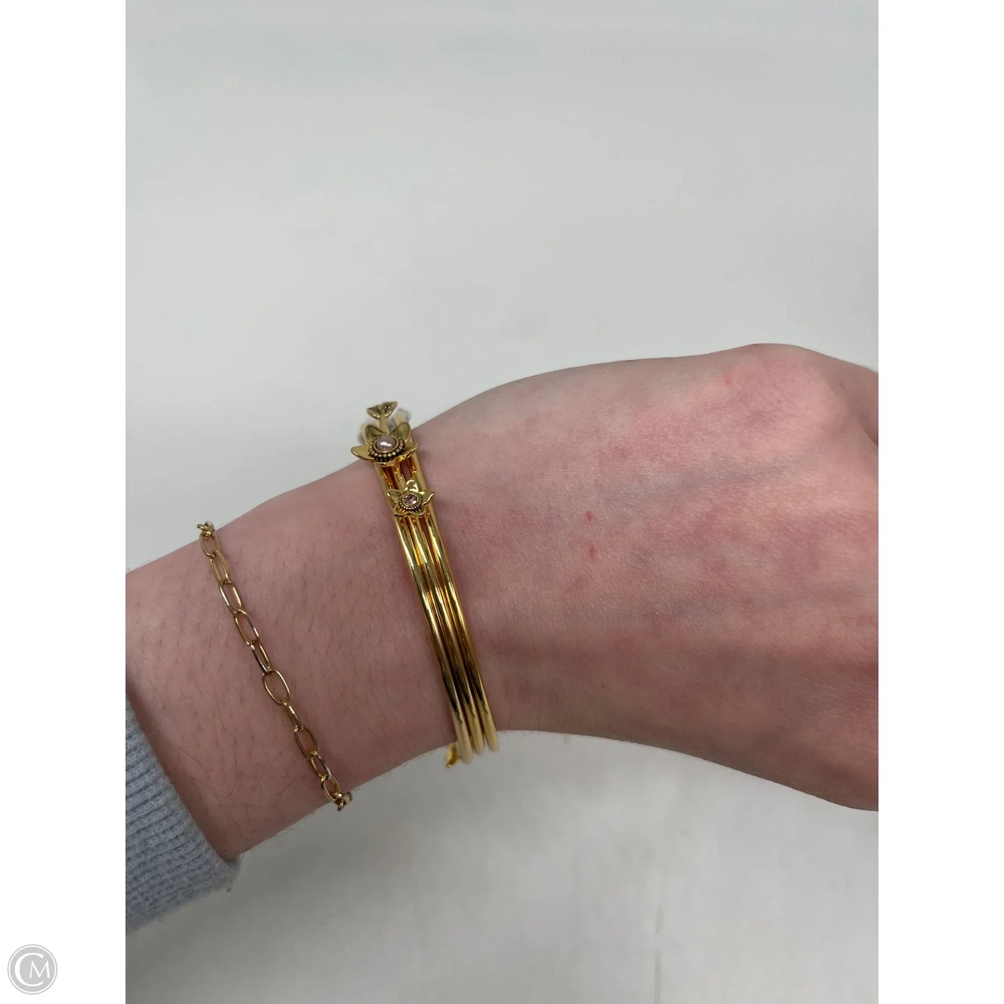 Bracelet Designer By Coach, Size: 03 Piece Set