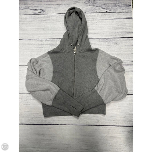 Athletic Jacket By Free People In Grey, Size: S