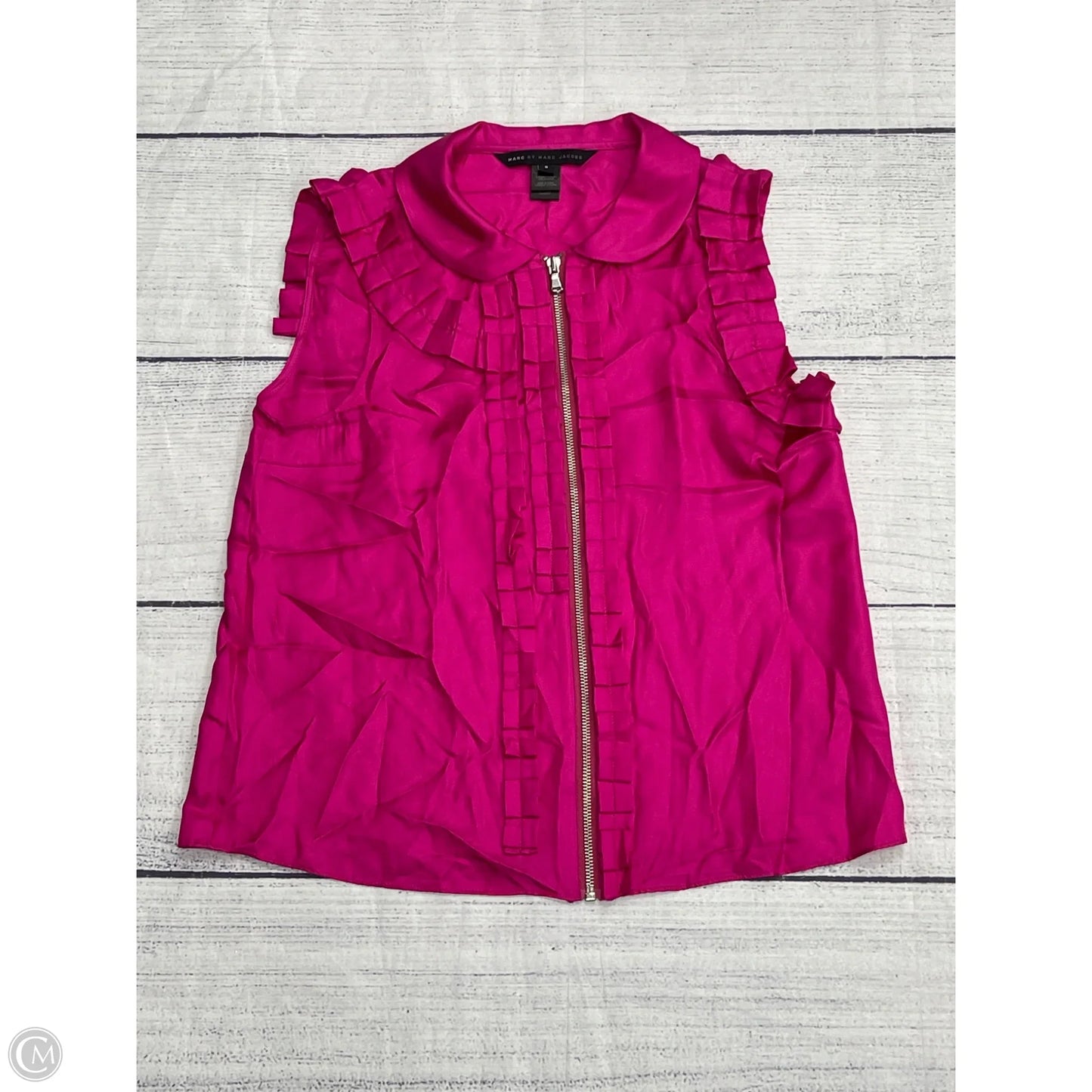 Top Sleeveless Designer By Marc By Marc Jacobs In Pink, Size: S