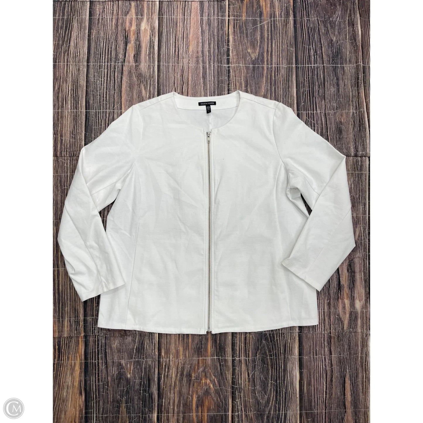 Cardigan By Eileen Fisher In White, Size: L