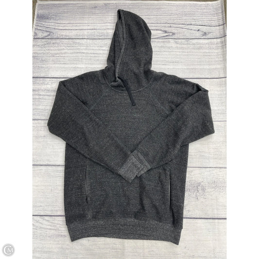 Athletic Sweatshirt Hoodie By Alo In Grey, Size: M