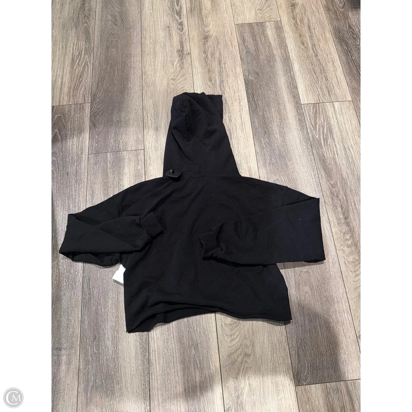 Sweatshirt Hoodie By Free People In Black, Size: S