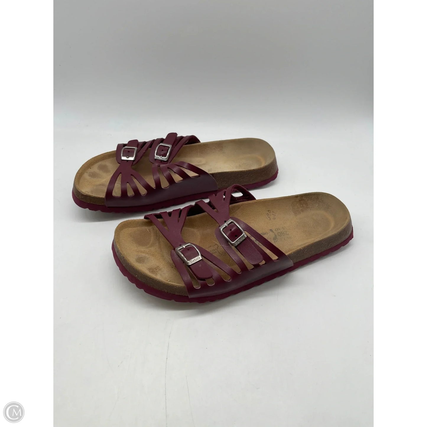 Sandals Flats By Birkenstock In Red, Size: 10