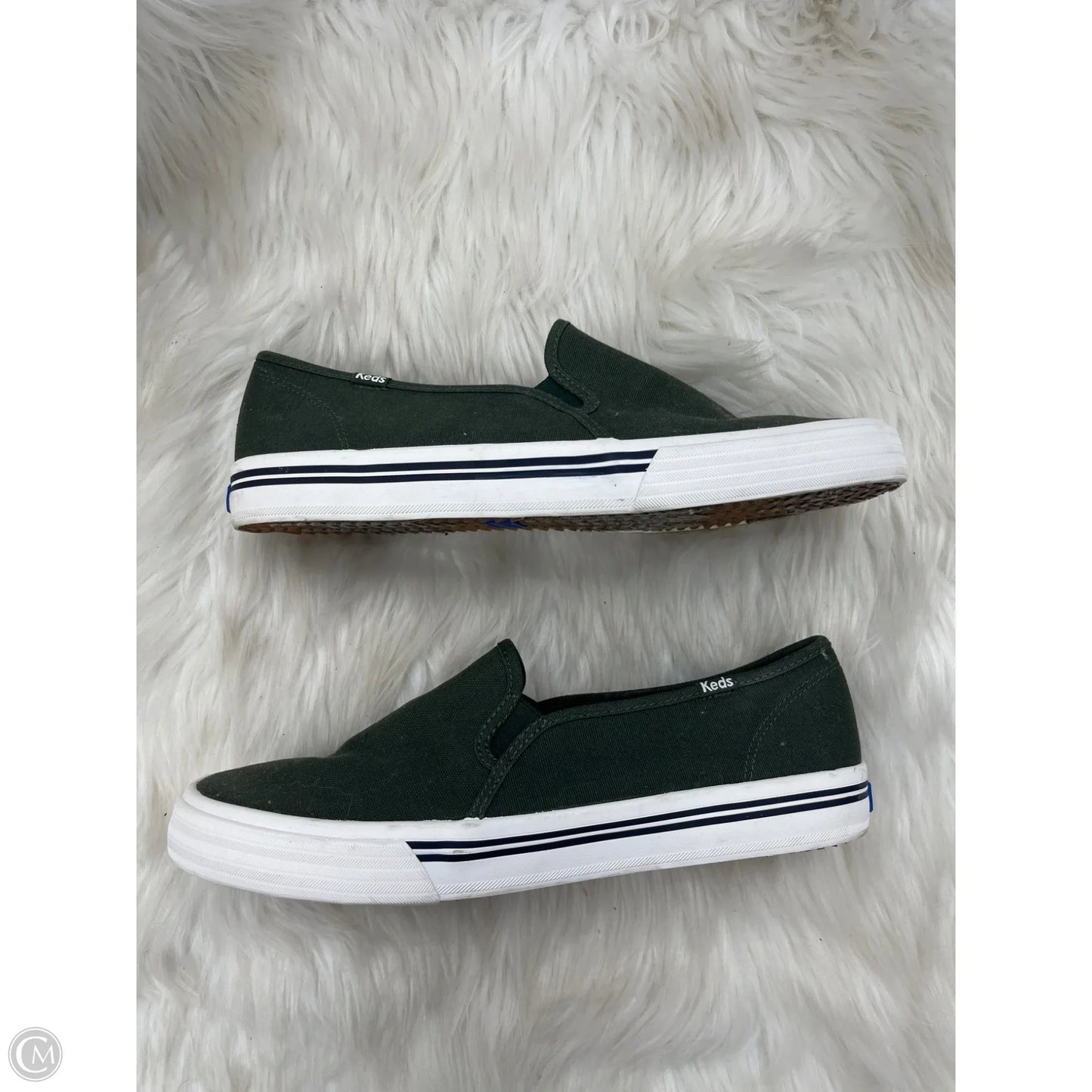 Shoes Flats By Keds In Green, Size: 11