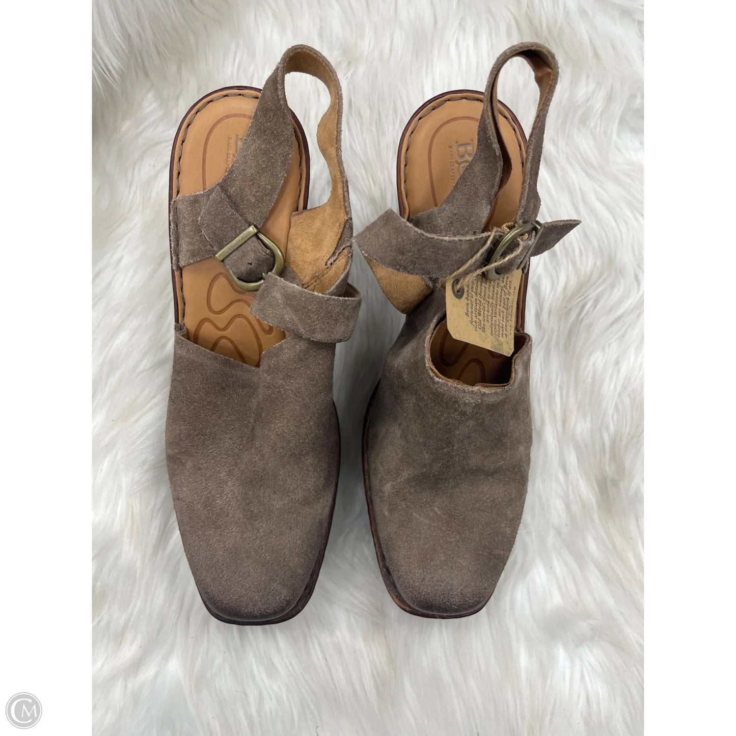 Shoes Heels Block By Born In Tan, Size: 11