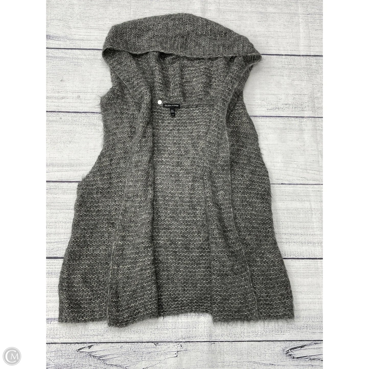 Cardigan By Eileen Fisher In Grey, Size: M