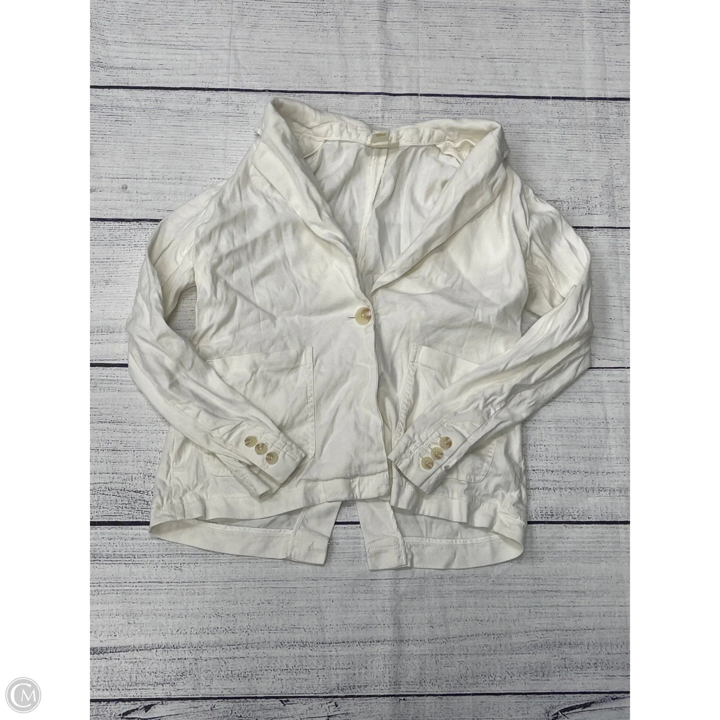 Blazer By Maeve In White, Size: Xs