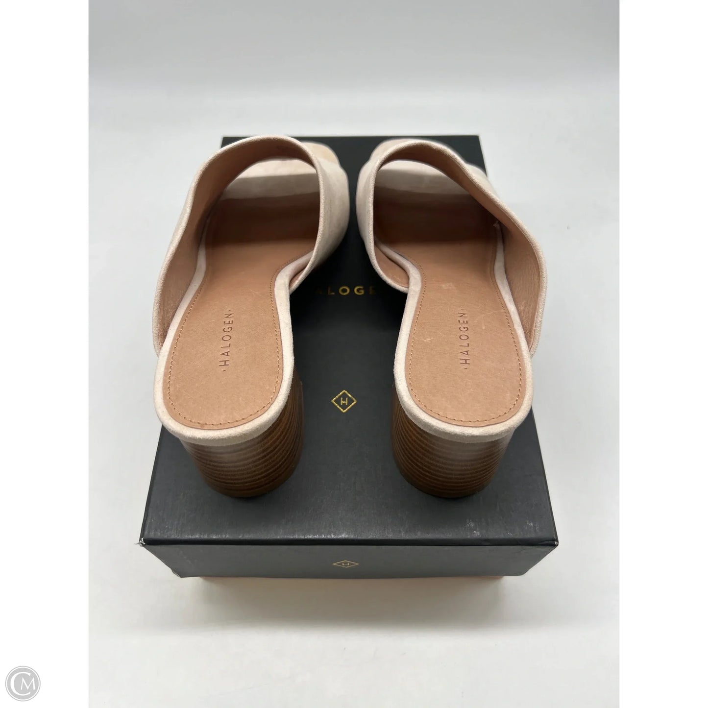 Sandals Heels Block By Halogen In Cream, Size: 8