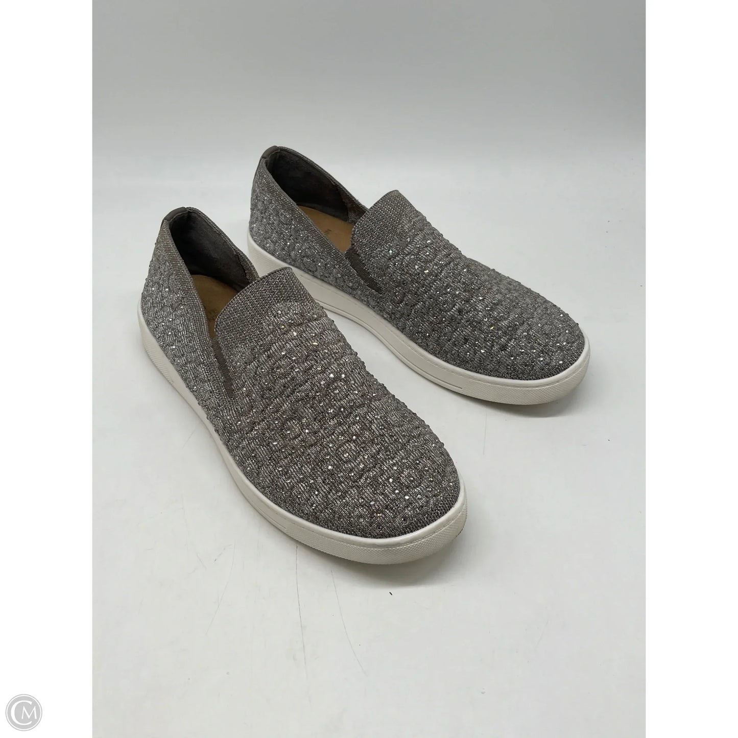 Shoes Flats By White Mountain In Silver, Size: 9