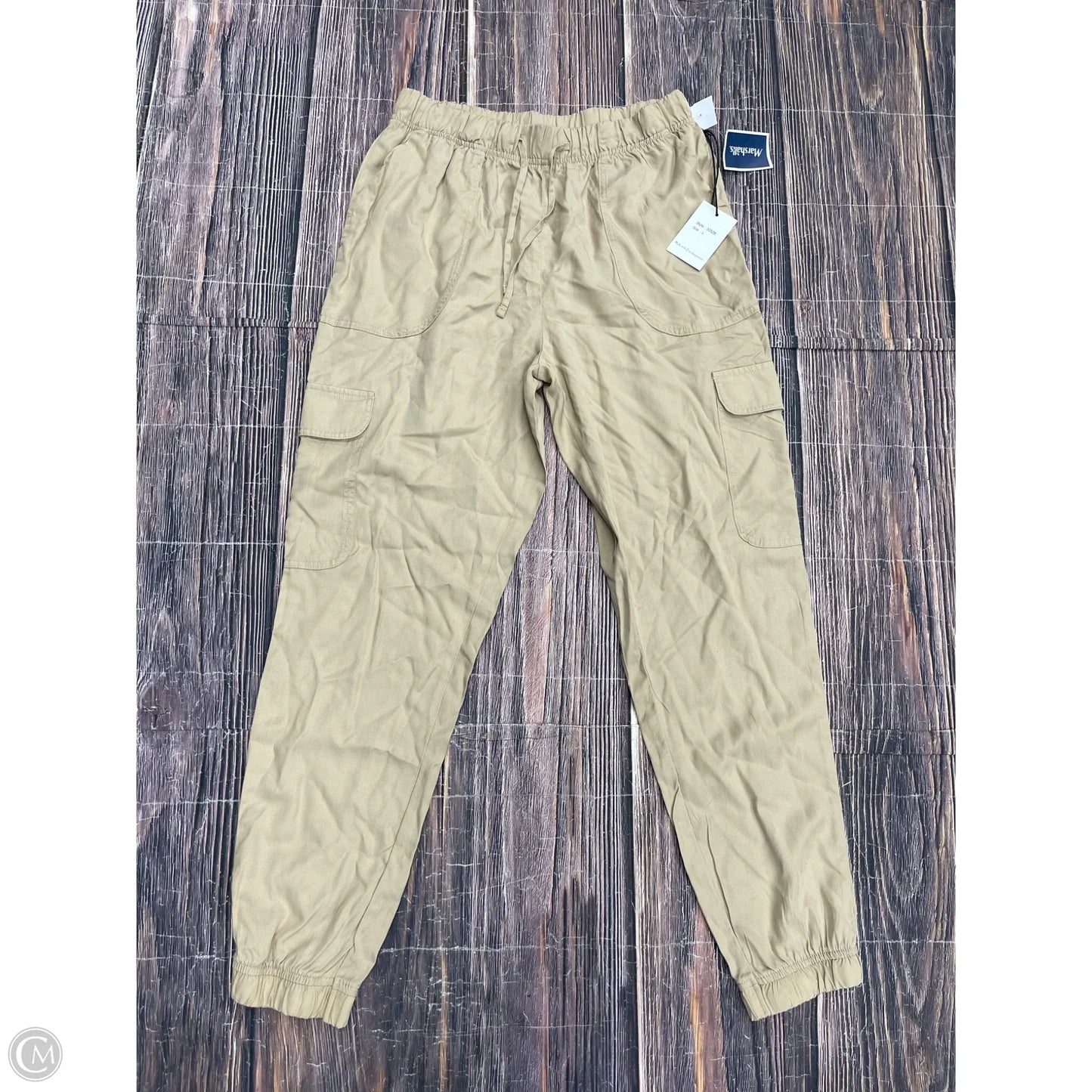 Pants Joggers By Clothes Mentor In Tan, Size: L