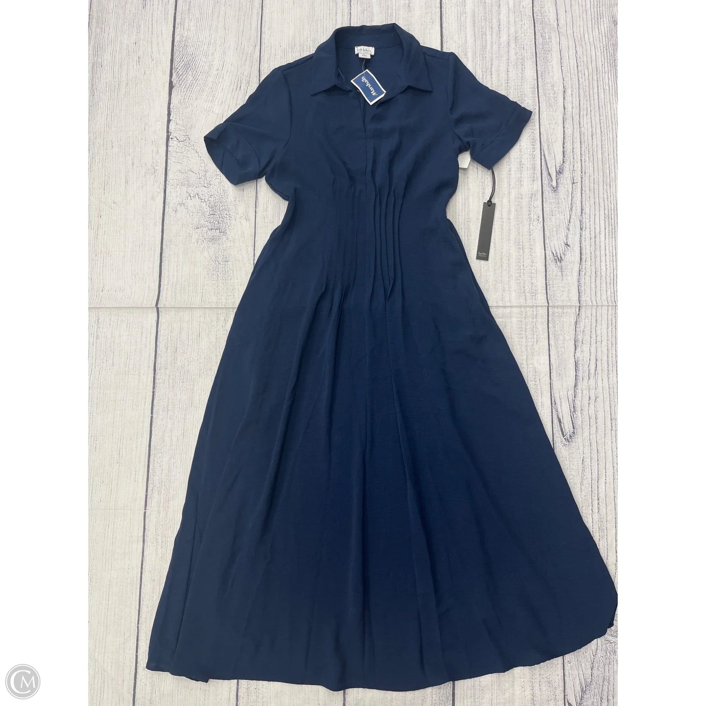 Dress Casual Maxi By Nicole Miller In Navy, Size: M