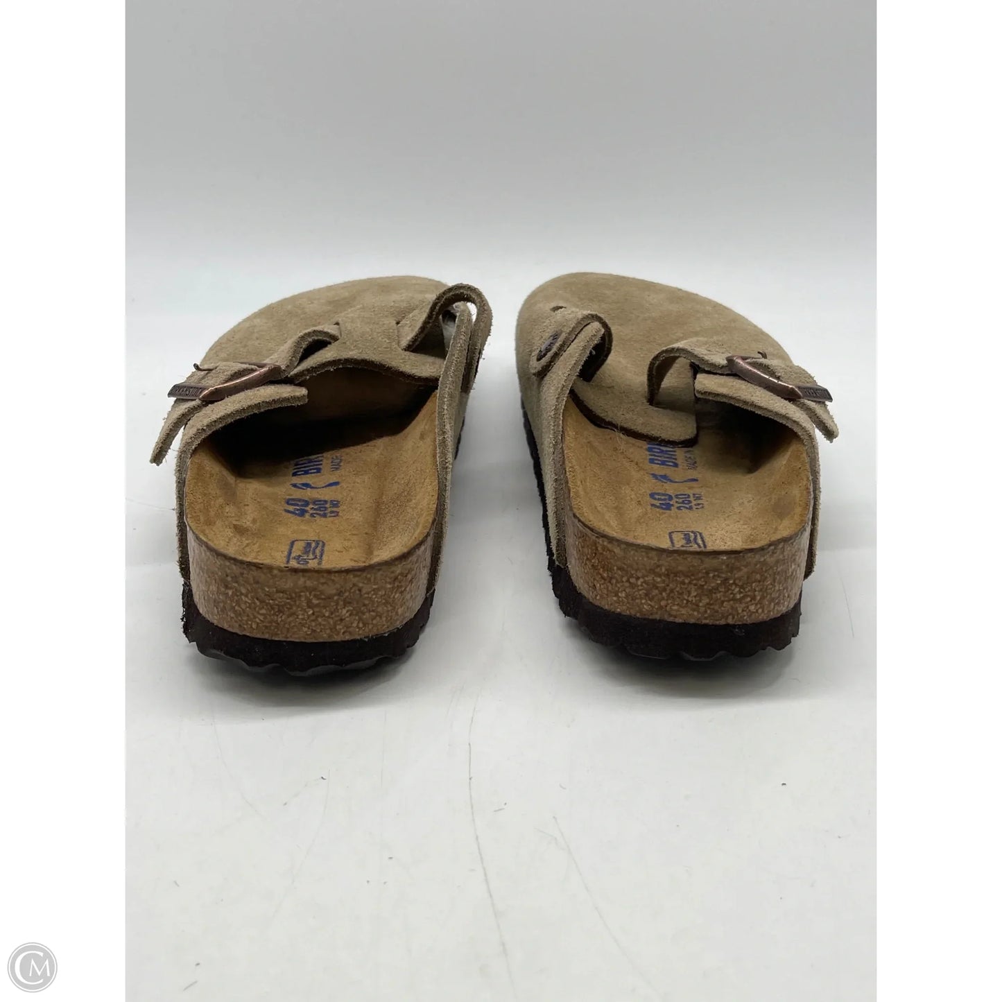 Shoes Flats By Birkenstock In Tan, Size: 9
