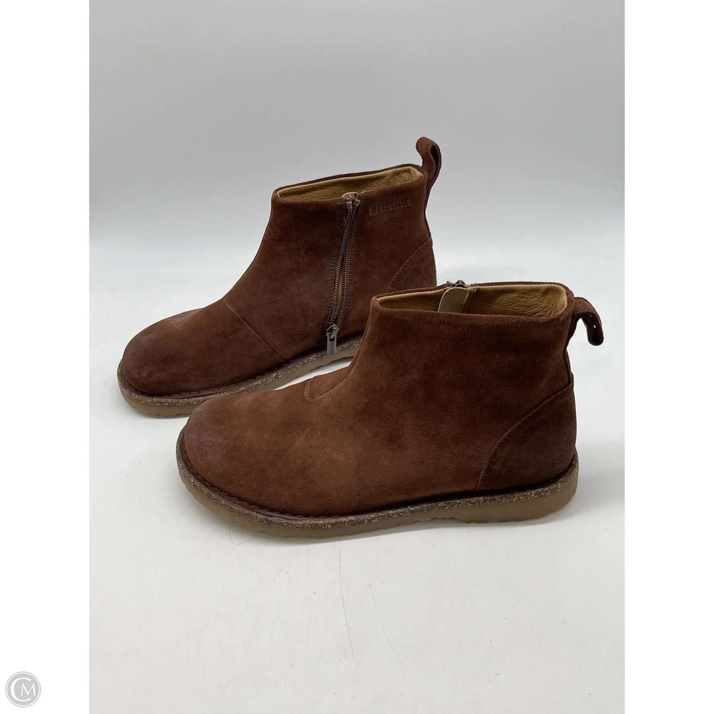 Boots Ankle Flats By Birkenstock In Brown, Size: 9