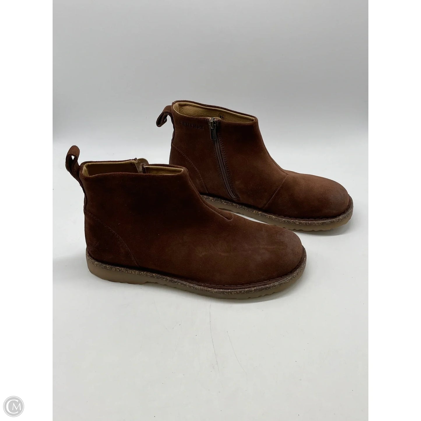 Boots Ankle Flats By Birkenstock In Brown, Size: 9