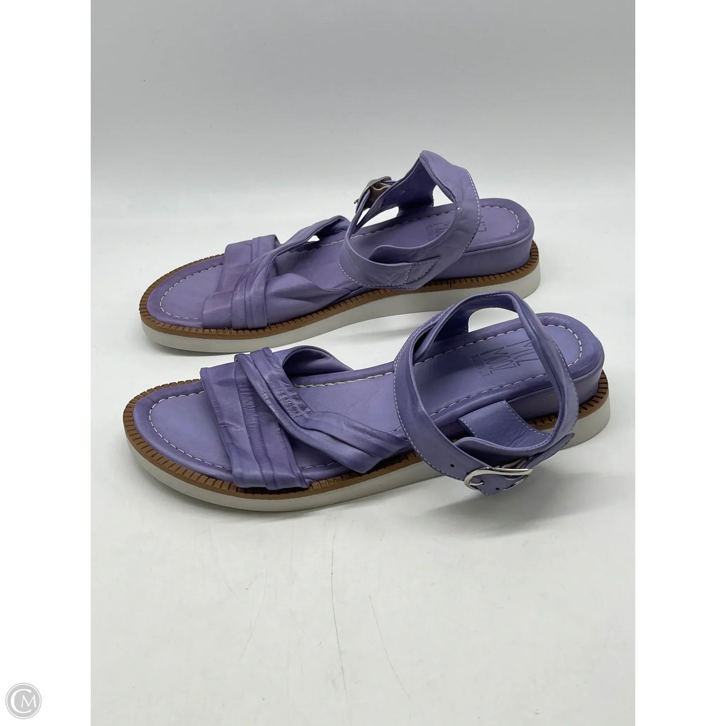 Sandals Flats By Miz Mooz In Purple, Size: 10.5