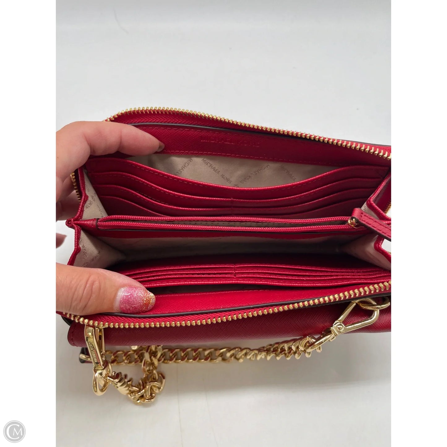 Crossbody Designer By Michael Kors, Size: Small
