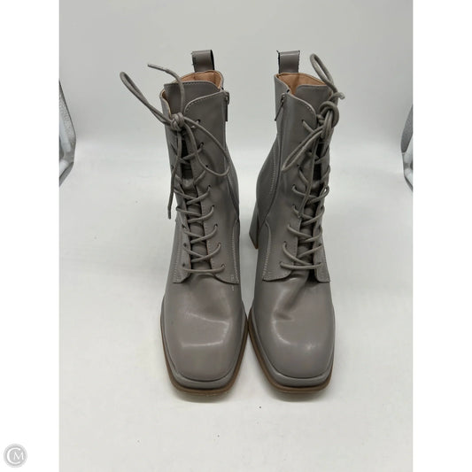 Boots Ankle Heels By Journee In Grey, Size: 9