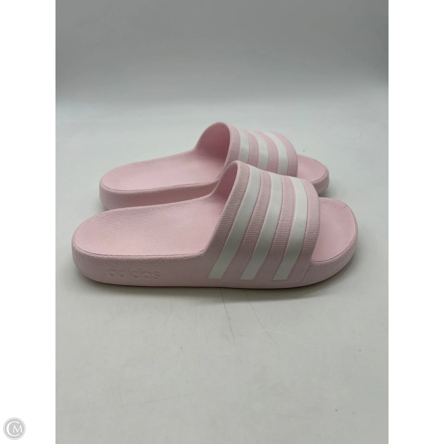 Sandals Flats By Adidas In Pink, Size: 5