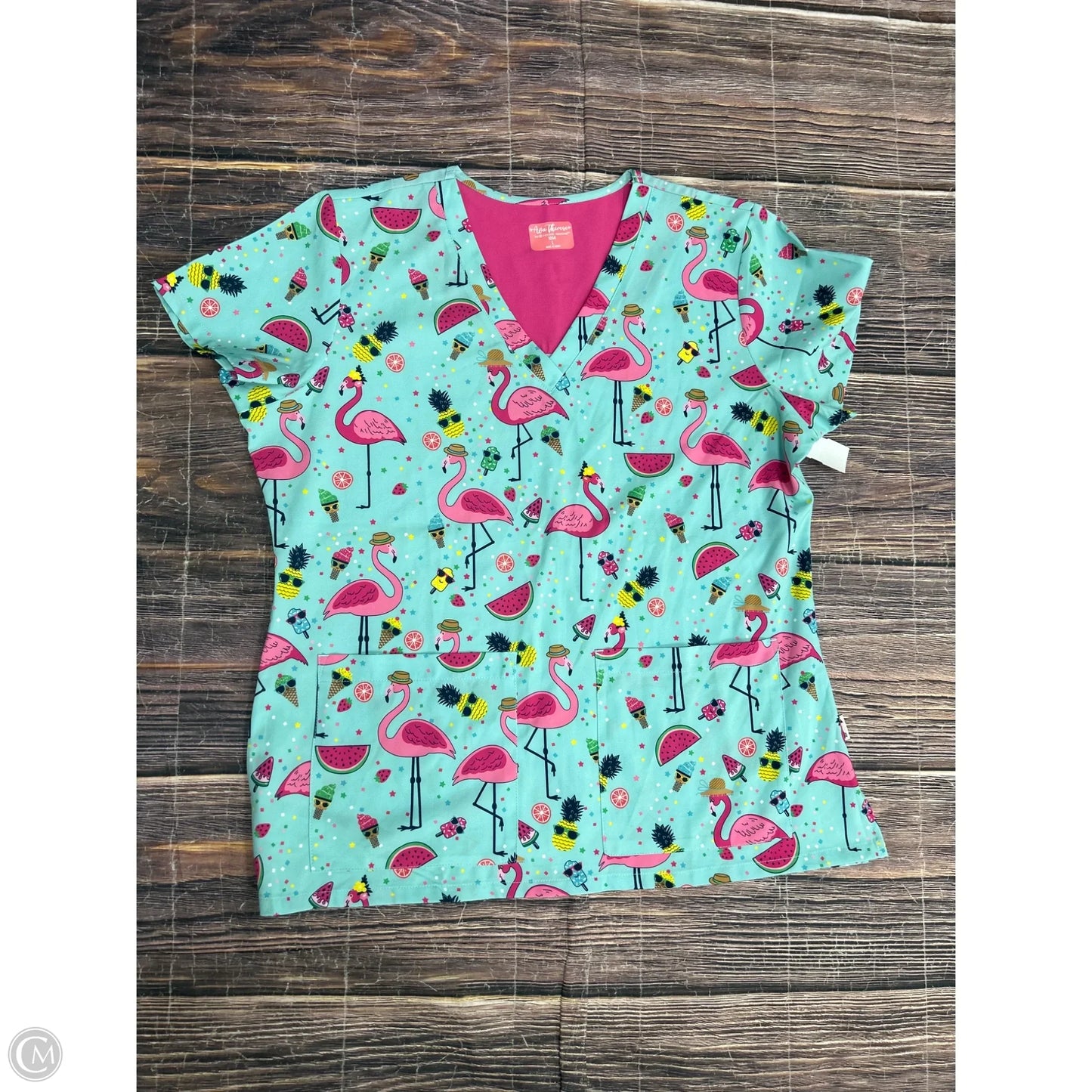 Top Short Sleeve By Clothes Mentor In Blue, Size: L