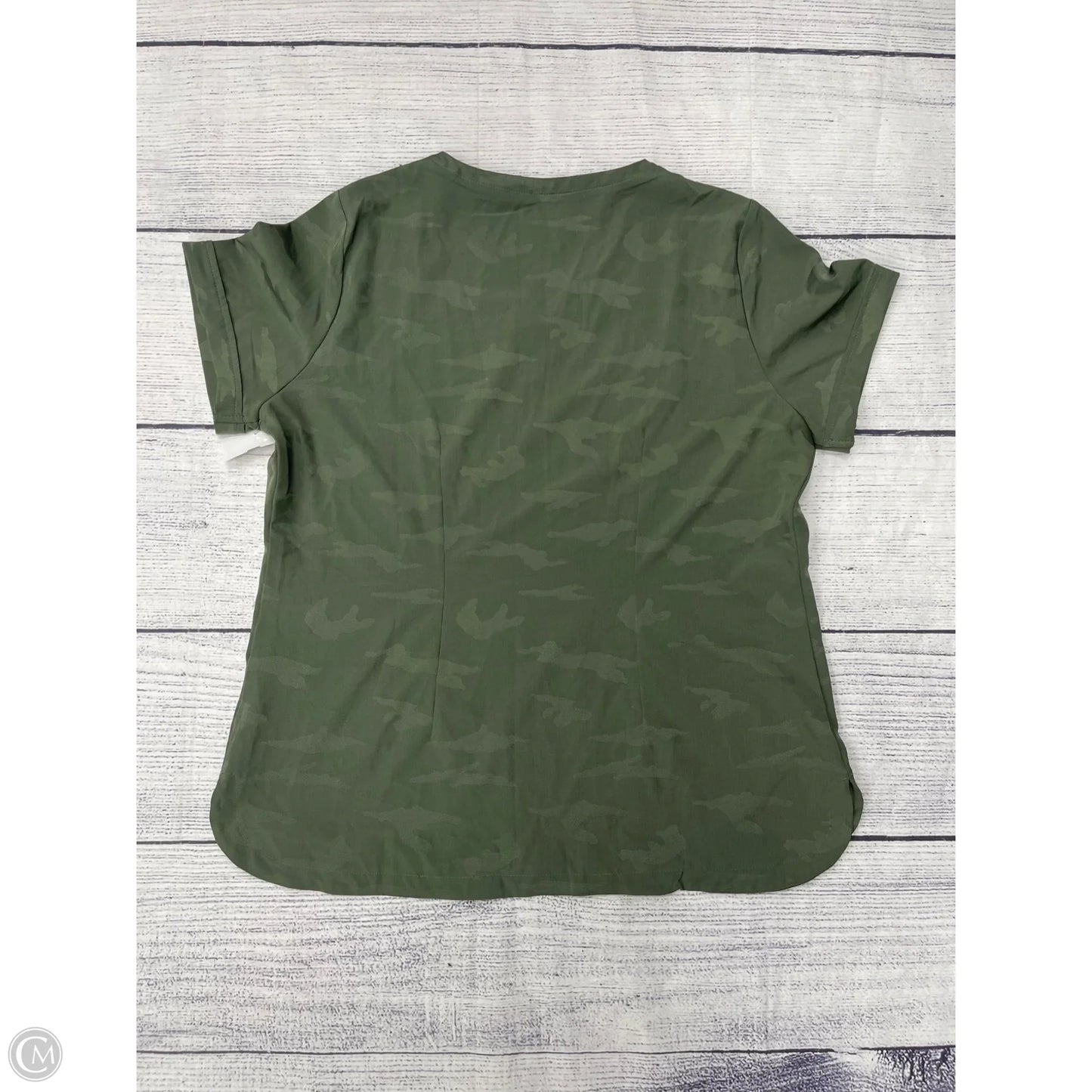 Top Short Sleeve By Clothes Mentor In Green, Size: L