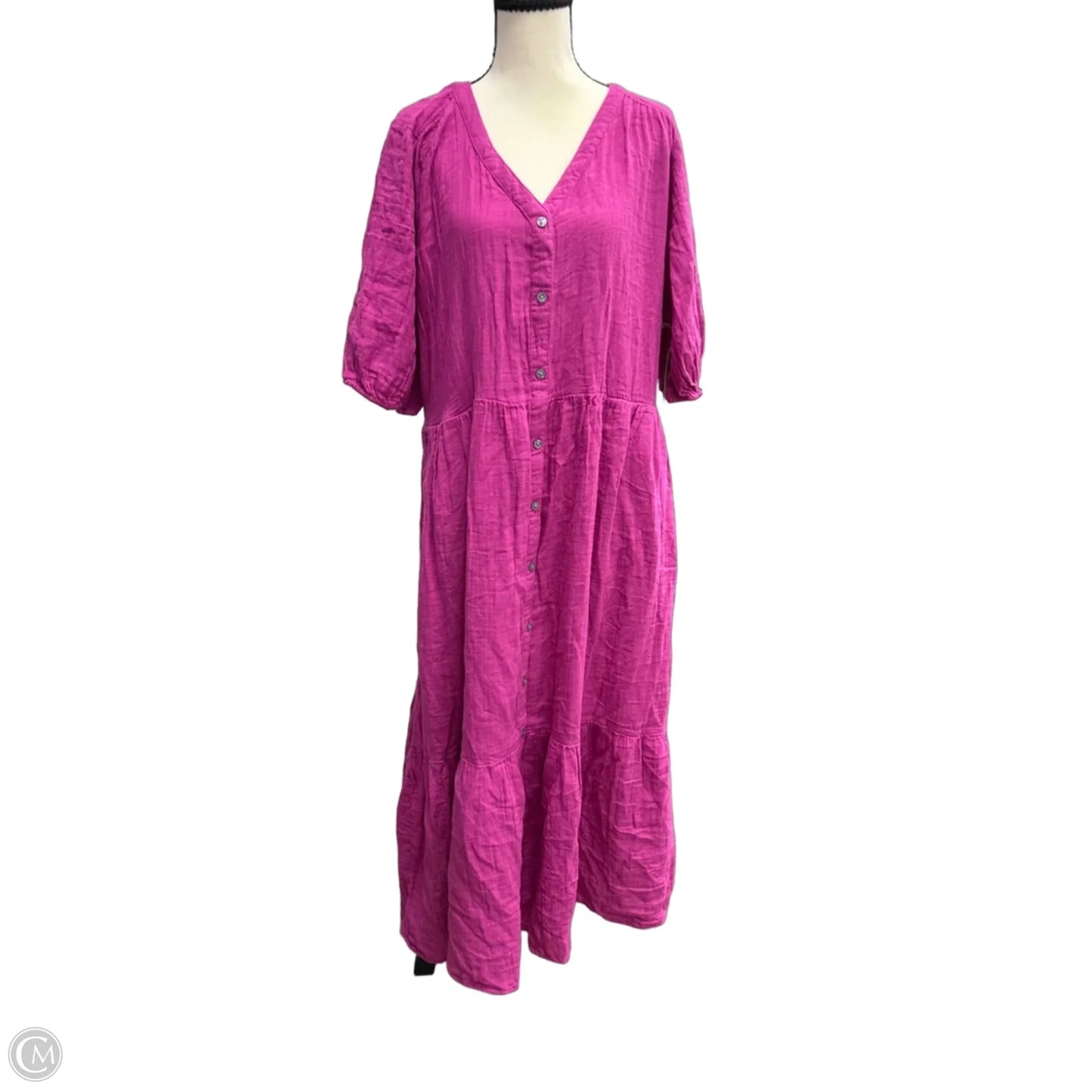 Dress Casual Maxi By Sonoma In Pink, Size: Xl