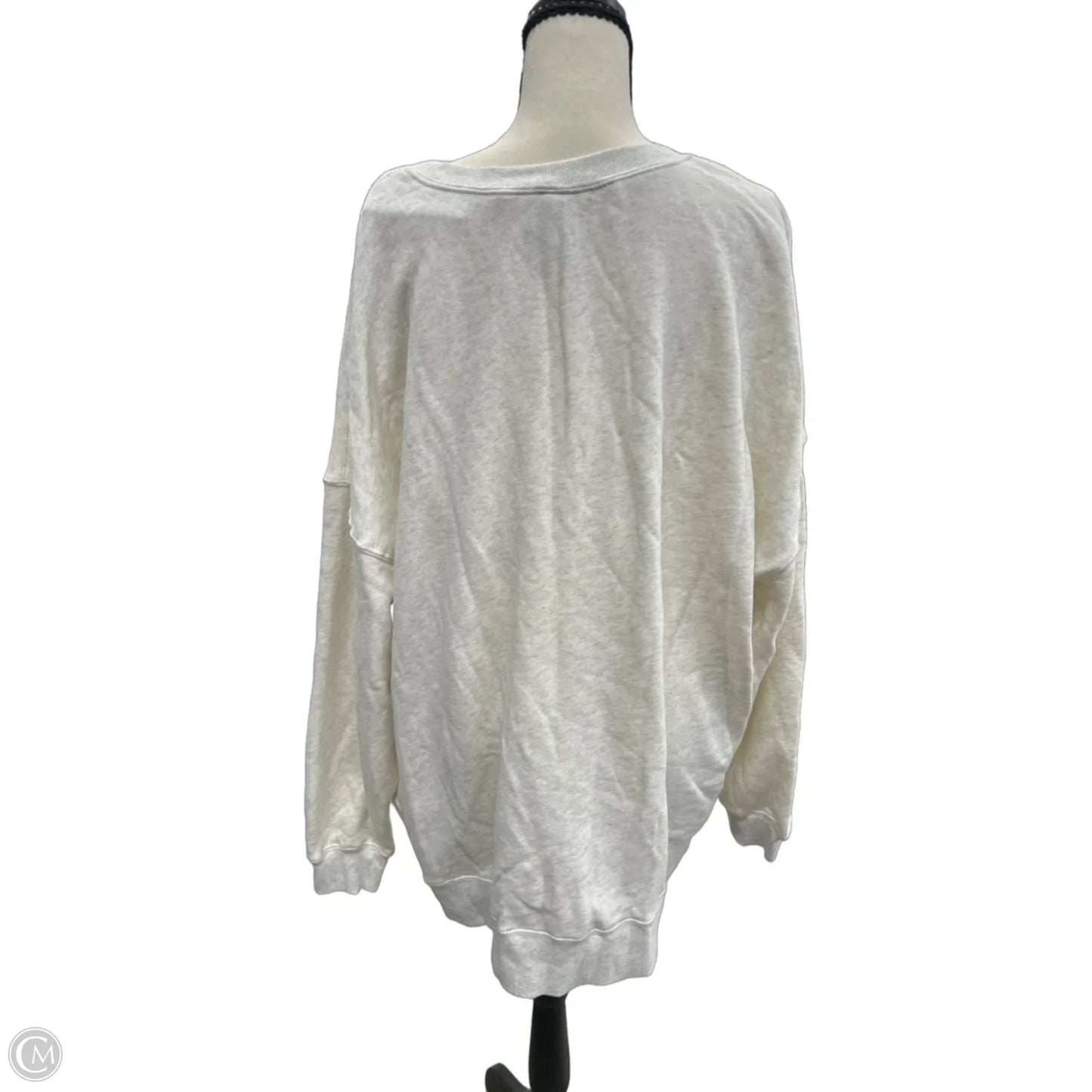 Sweatshirt Crewneck By Wild Fable In Beige, Size: 1x