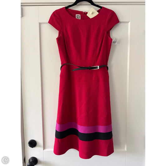 Dress Work By Anne Klein In Red, Size: S