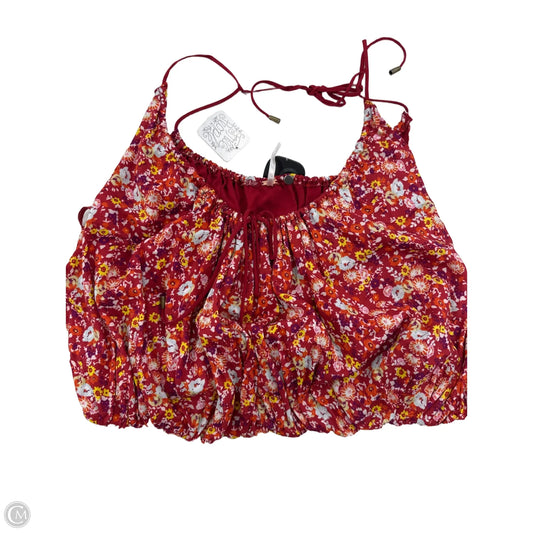 Tank Top By Free People In Red, Size: M