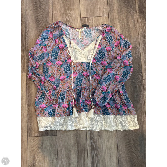 Top Long Sleeve By Matilda Jane In Purple, Size: S