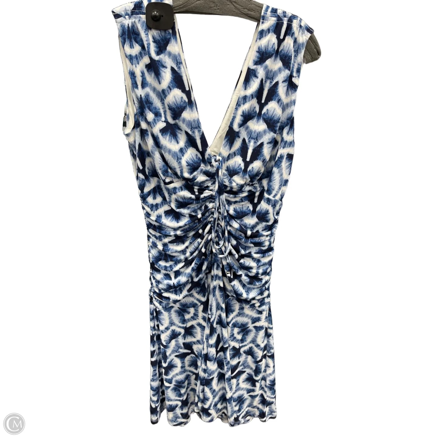 Dress Casual Midi By White House Black Market In Blue, Size: M