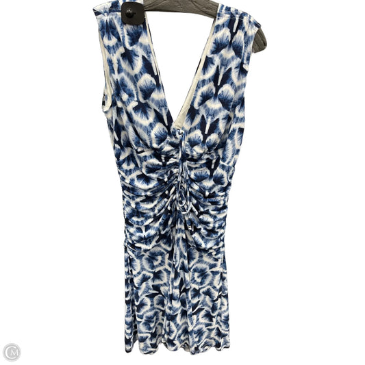 Dress Casual Midi By White House Black Market In Blue, Size: M