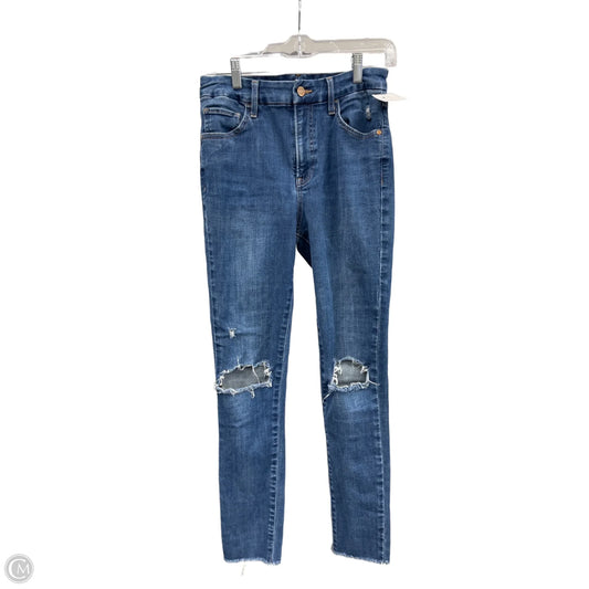 Jeans Skinny By Express In Blue Denim, Size: M