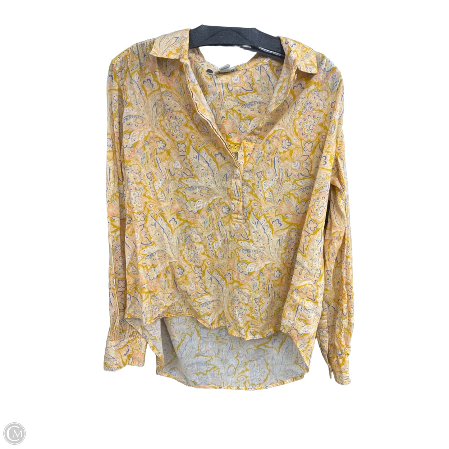 Top Long Sleeve By Sundance In Yellow, Size: S