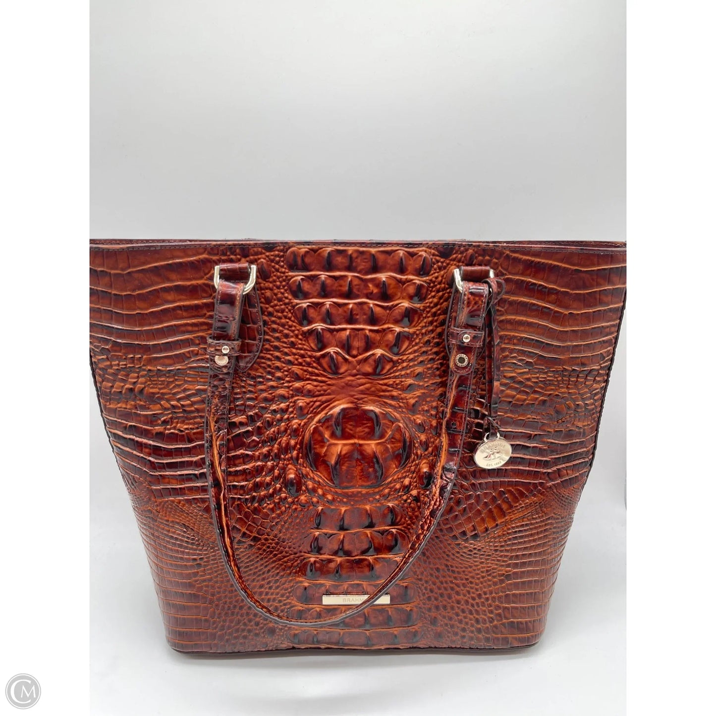 Handbag Designer By Brahmin, Size: Large