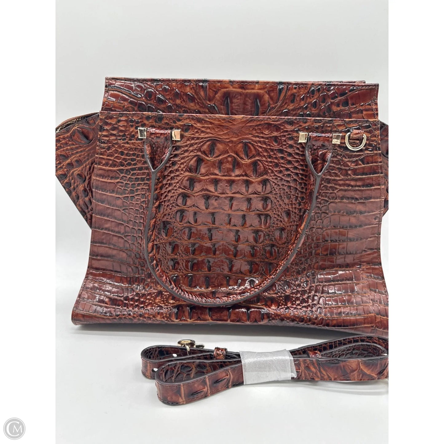 Handbag Designer By Brahmin, Size: Medium