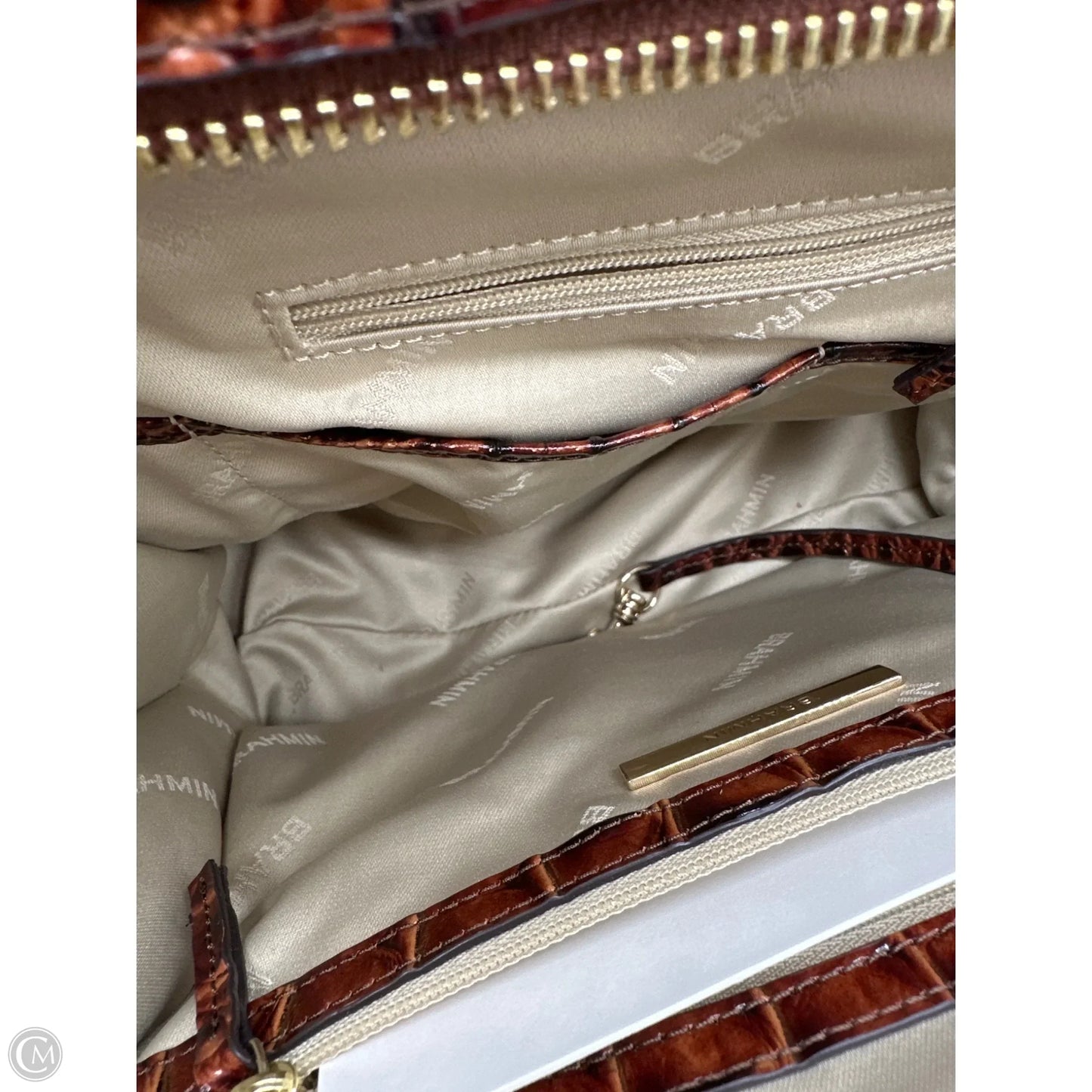 Handbag Designer By Brahmin, Size: Medium