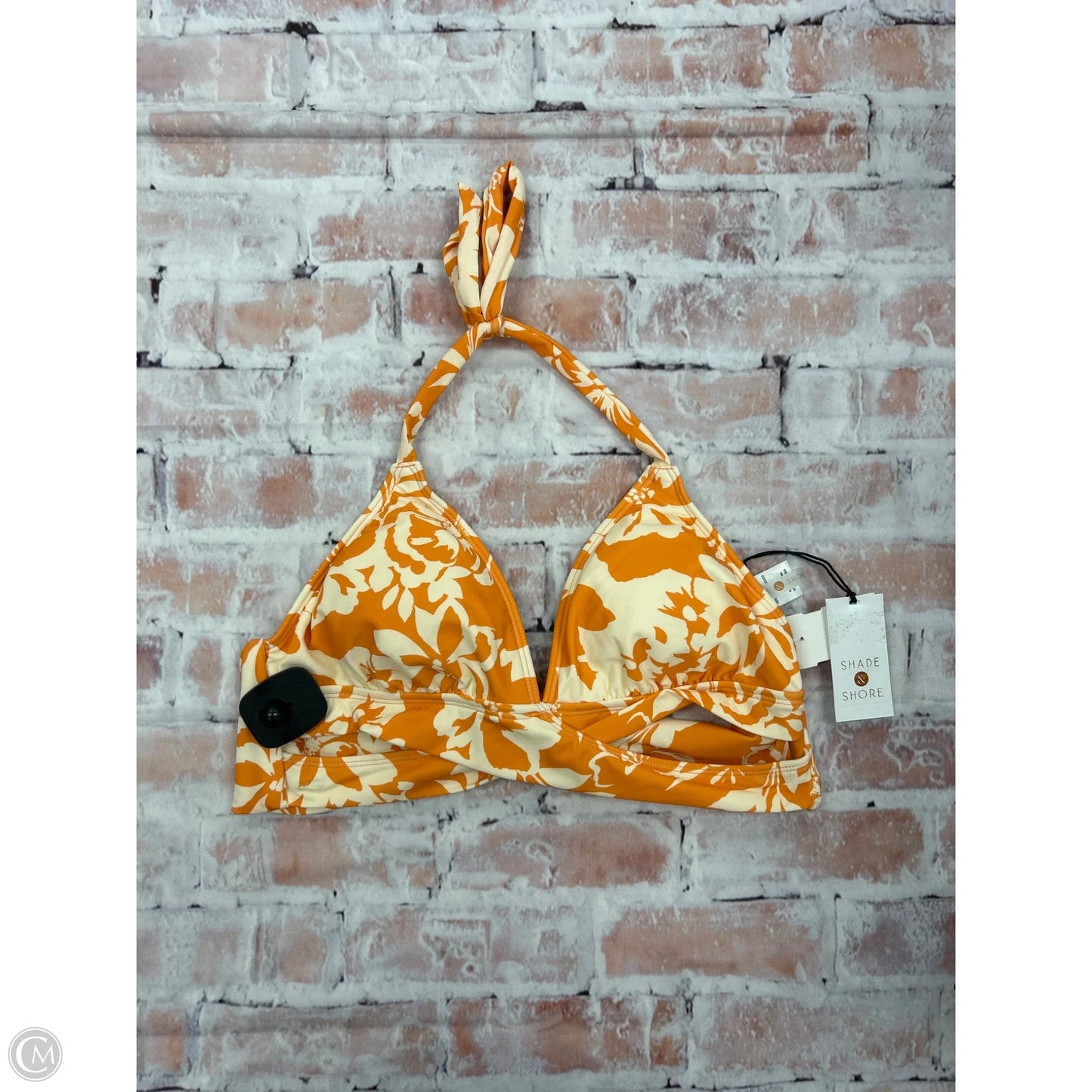 Swimsuit Top By Shade & Shore In Orange, Size: M