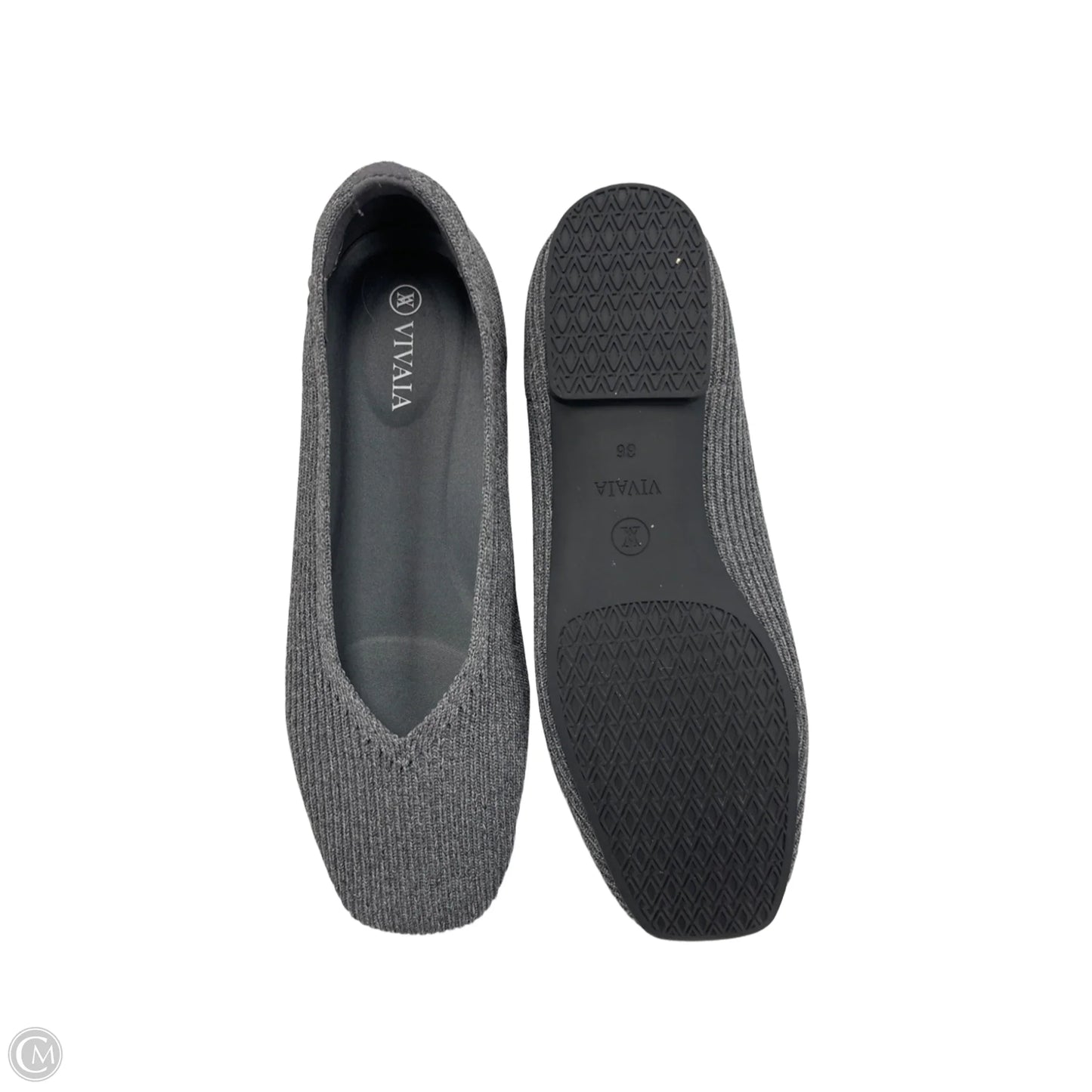 Shoes Flats By Cma In Grey, Size: 6