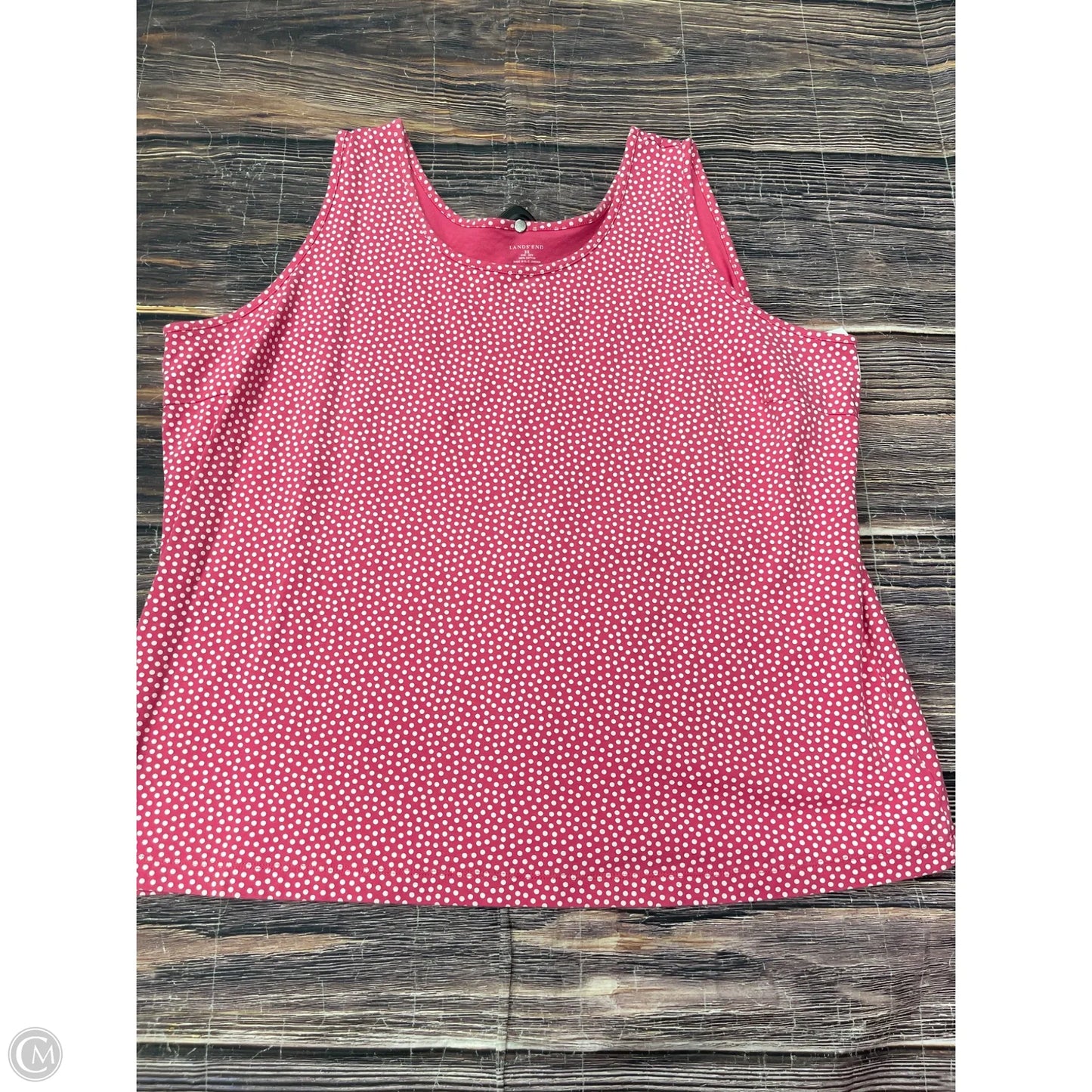 Tank Top By Lands End In Pink, Size: 3x