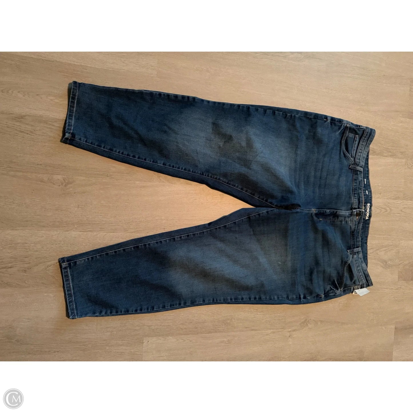 Jeans Skinny By Sonoma In Blue Denim, Size: 22