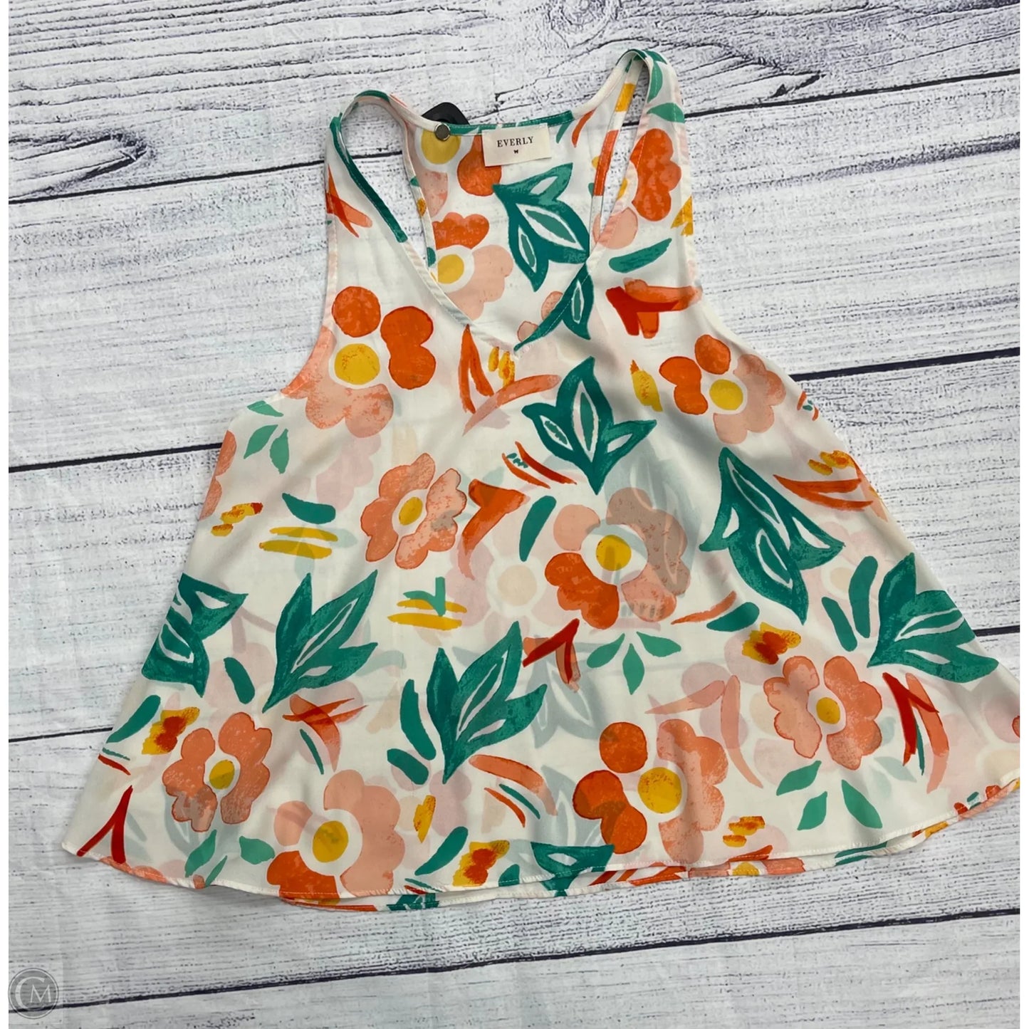 Tank Top By Everly In Orange, Size: S